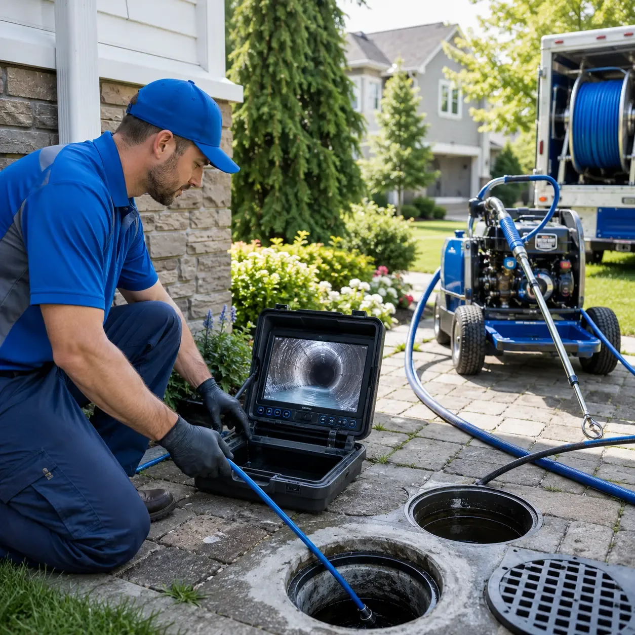 Outdoor drain cleaning professionals serving Cloverdale, IN