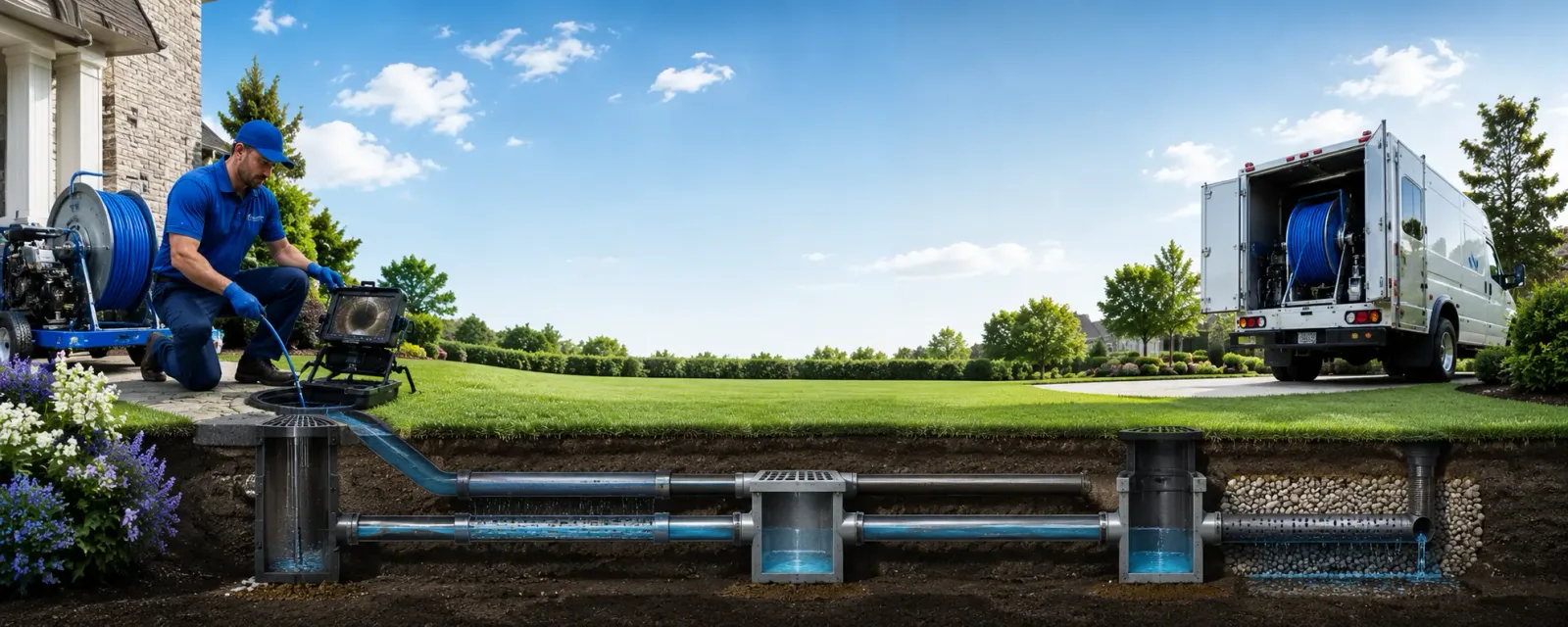 Outdoor drain cleaning information for Cloverdale, IN